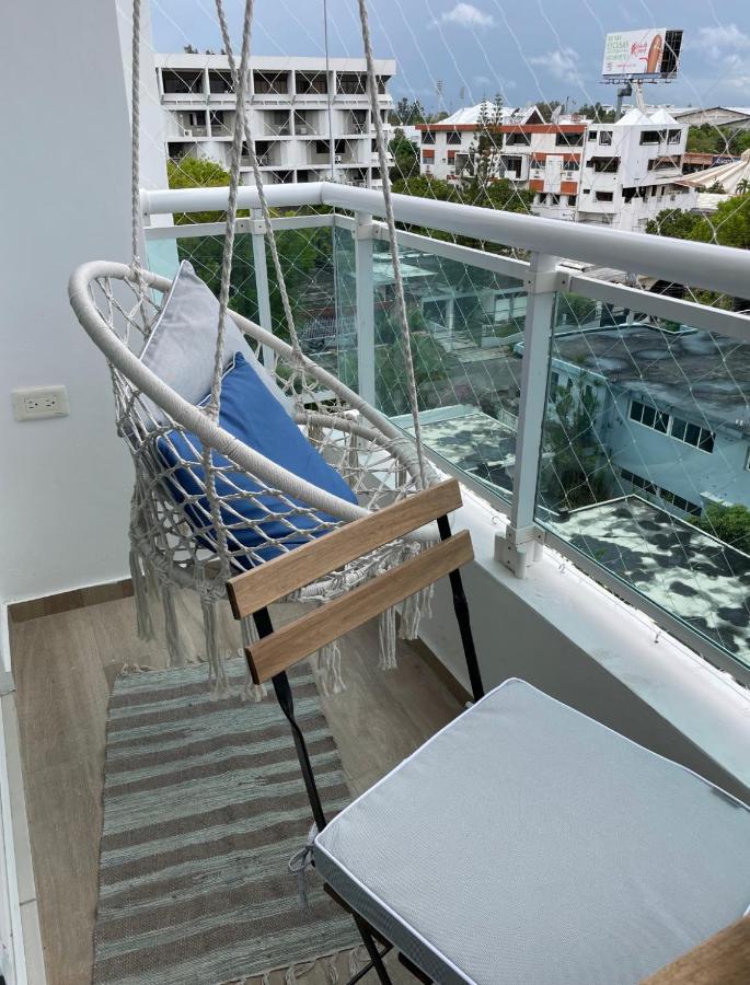 Ambar 5D - Centrico Apart Estilo Boho Chic Lägenhet Santo Domingo Exteriör bild